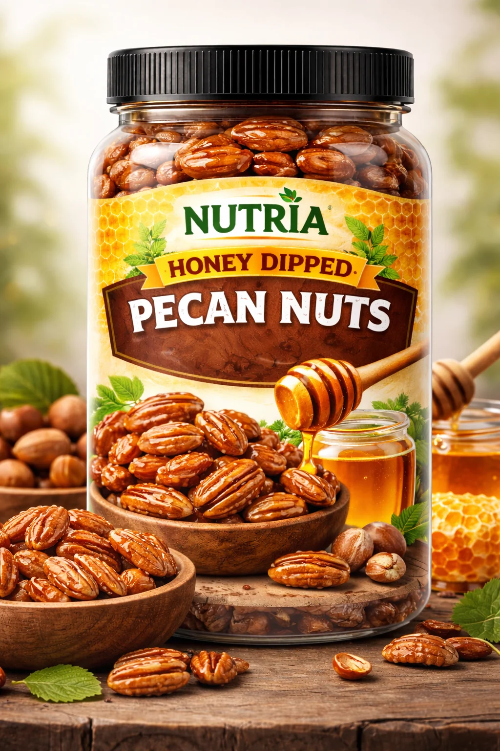 Honey Dipped Pecans